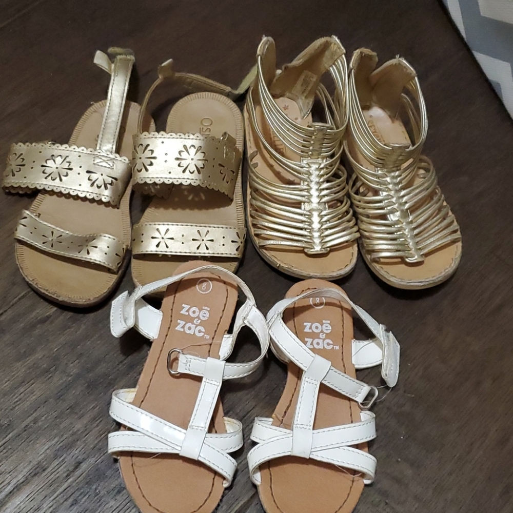 Summer Sandals, Toddler Size 8